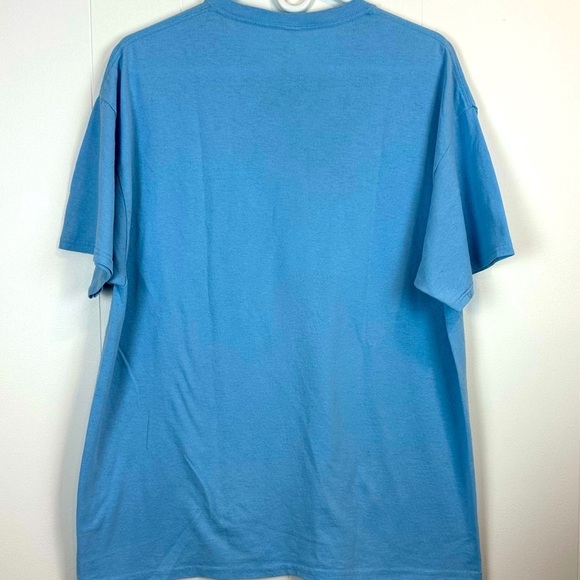 Vintage 90s The Simpsons Family Couch Graphic Tee T-Shirt XL Blue Hard to Find🗡️ - Picture 2 of 6